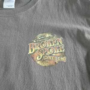 Broken Spoke Saloon Gray T-Shirt